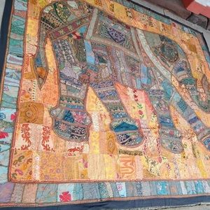 Handmade Elephant Tapestry From India